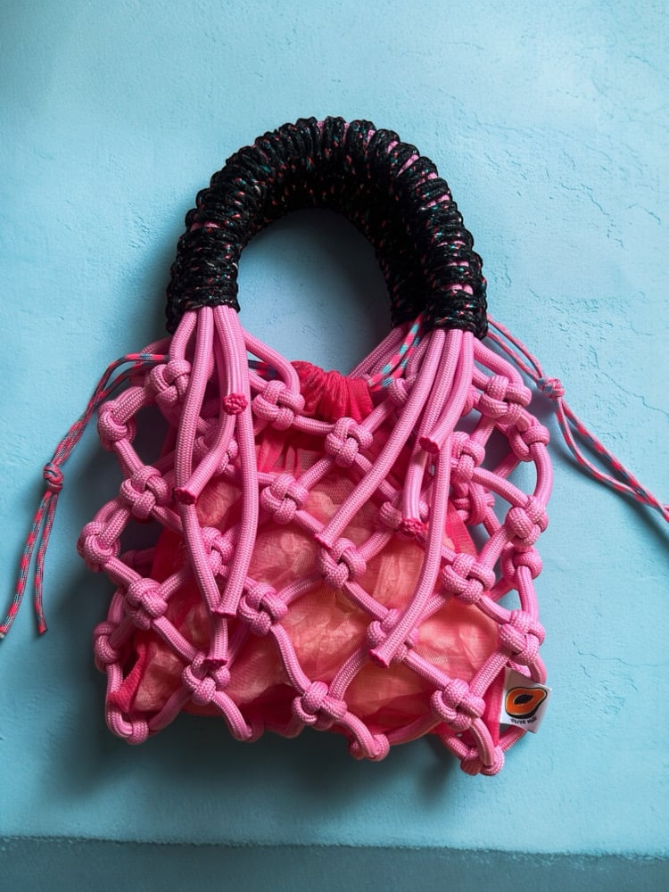 Image of Sunshine Bag- Pink/Black