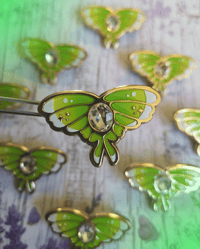 Image 5 of Fae Moth Hard Enamel pin