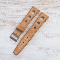 Image 2 of 20mm Suede Rally Strap - Sand