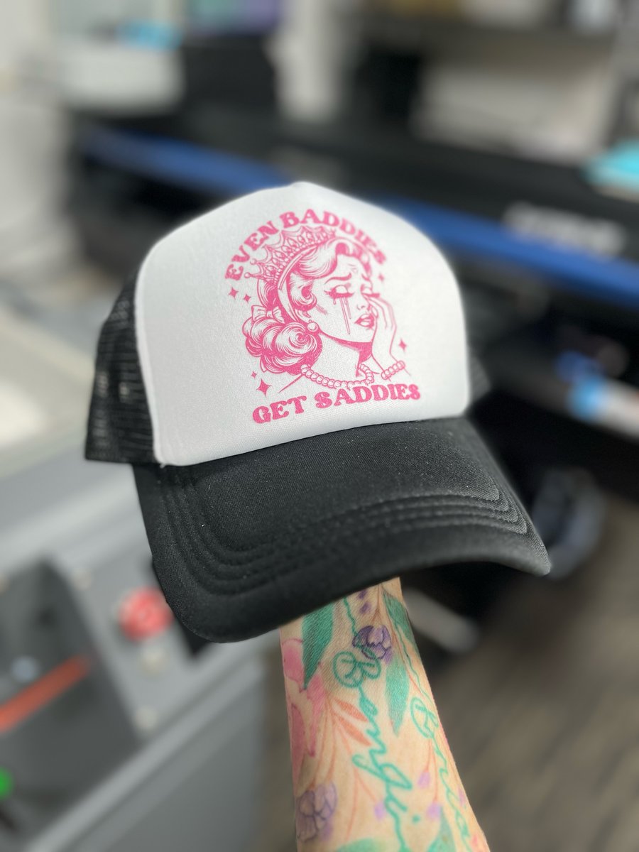 Image of BADDIES GET SADDIES TRUCKER