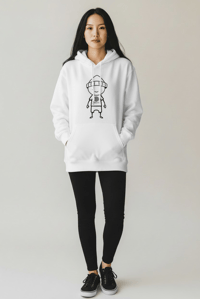 Image 4 of Get Use 2 It (Kool Kid) Hoodie White