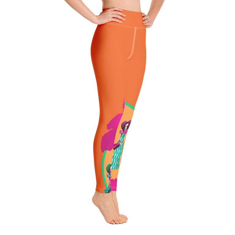 Orange Gifinas Leggings Image 3