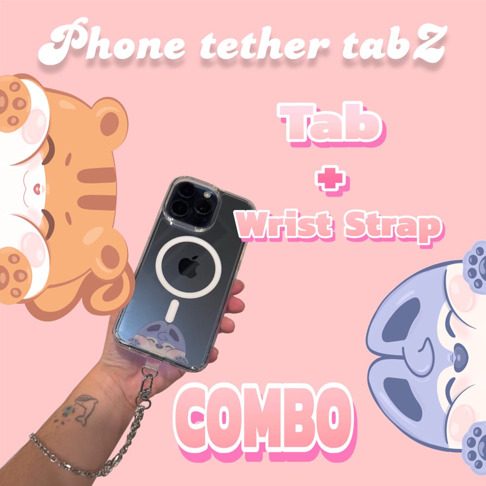 Image of Phone Tab + Wrist Strap Combo