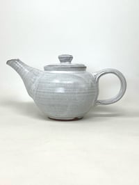 Image 1 of Small Tea Pot White Organic Glaze