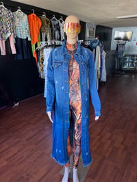 Image 2 of Denim Long Jacket 