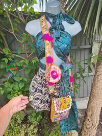 Image 6 of MYLA Tassel Top greens and blues