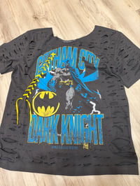 Xlarge Batman off shoulder lace destroyed 