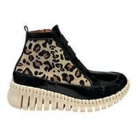 Image 6 of ROAMERS JOSIE BLACK PATENT/CHEETAH