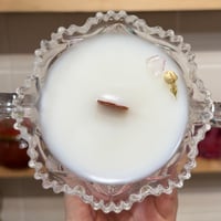 Image 1 of fresh sage scented crystal candle
