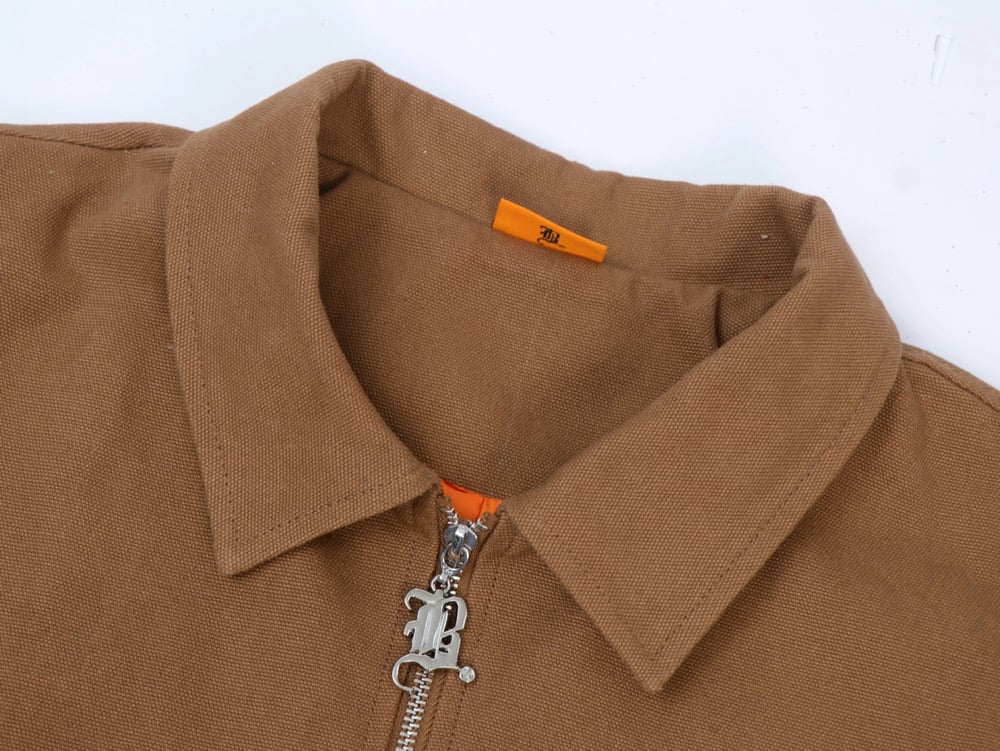 Image of BLE$$ING$®️ HVYWEIGHT BRN DESIGNER CANVAS JACKET