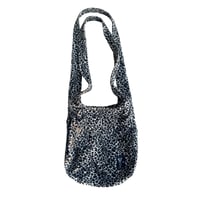 Image 1 of Super Lovers blue leopard print sling bag