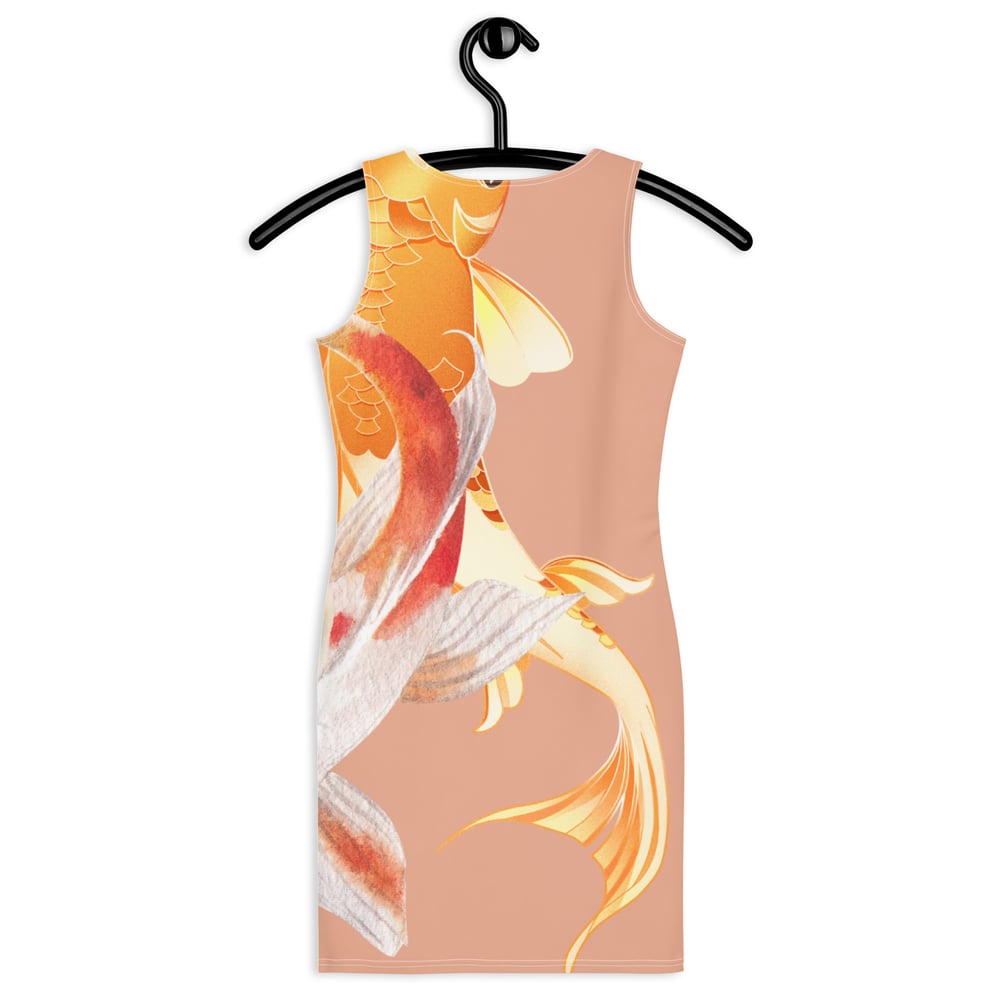 ZEN EXP - Koi fish bodycon dress