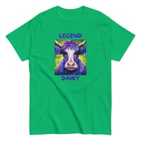 Image 12 of Unisex classic tee, Legend Dairy Cow T-Shirt | Funny Farm Pun Graphic Tee