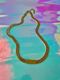 Image 4 of THICK MESH GEM CHAIN 