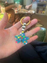 Image 4 of Macro Bag Charms – Oversized Beaded Statement Clips