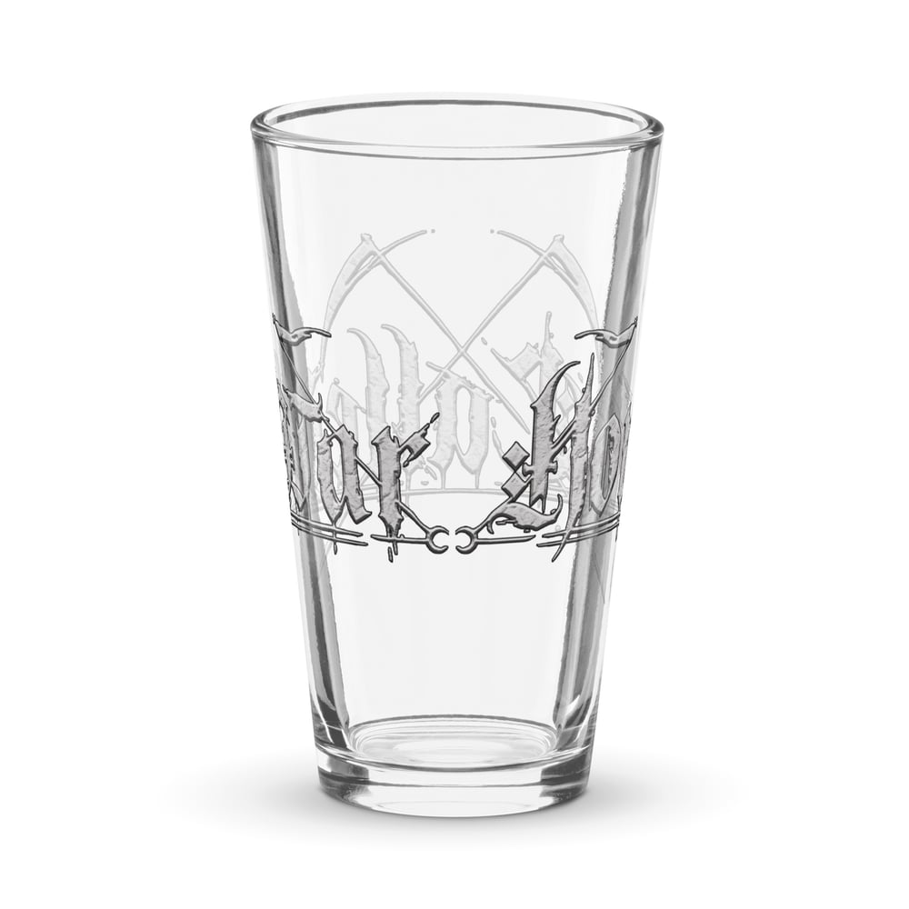 New logo pint glass