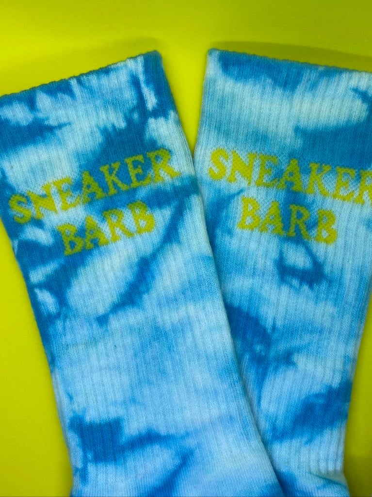 Image of Blue and yellow socks