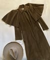 70s Calvin Klein corduroy cape coat