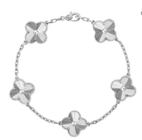 Image 1 of Silver Charm Bracelet 