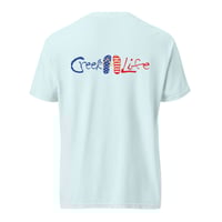 Image 1 of Goose Creek Co Creek Life - FlipFlops Unisex garment-dyed heavyweight t-shirt