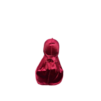 Wine velvet durag 