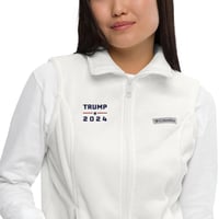 Image 5 of Trump 2024, Women’s Columbia Fleece Vest Sea Salt