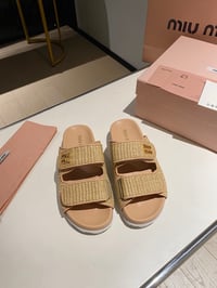 Image 8 of Míumiu Strap Sandals 