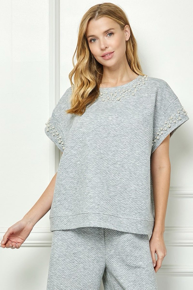 Image of Pearl Oversized Top