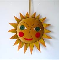 Image 1 of Gold Hanging Sun Charm 3 