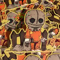 Image 2 of “Cartoon Creepy child” Die-cut Sticker