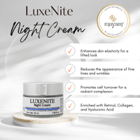 Image 2 of LUXENITE Night Cream  By Mayam Beauty - 50ml
