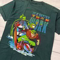 Image 2 of Vintage Its Better Than Work Tee - L