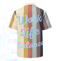 Image 2 of All Work No Play Button Shirt