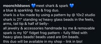 Image 3 of shark &  spark 💙 weighted 