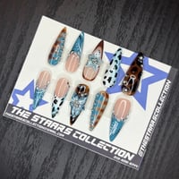 Image 1 of Blue Ranch  (Medium Almond/Stilleto)