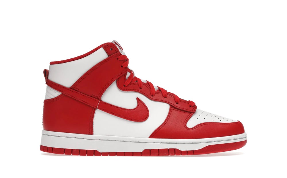 Image of Nike Dunk High "Championship Red"