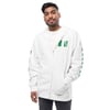 Nigerian Flag zip up hoodie