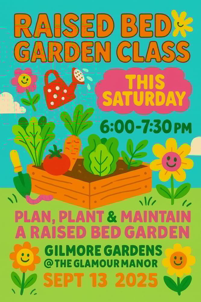 Image of Sept 13 Gilded Garden Gathering-raised bed 