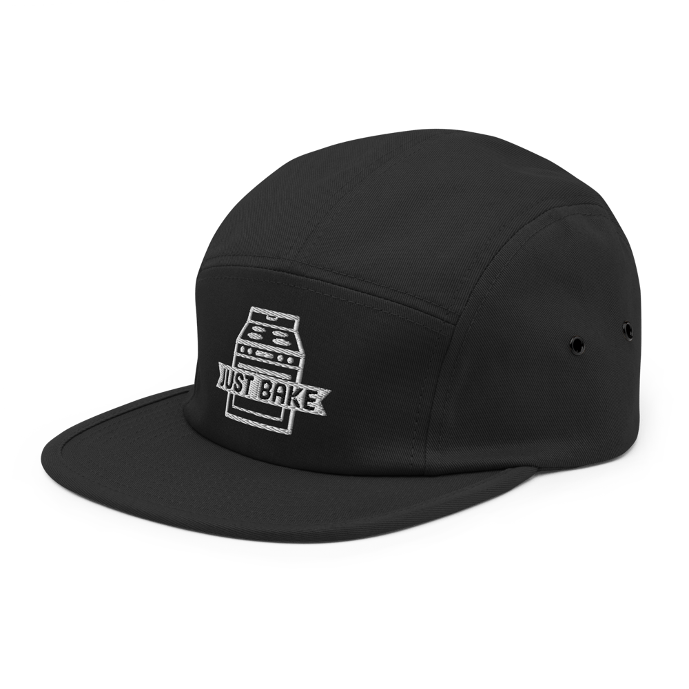 Just Bake Stitched Oven Logo 5 Panel Cap