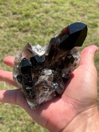 Image 10 of Smoky Quartz Crystal Points Cluster | Brazil #2970