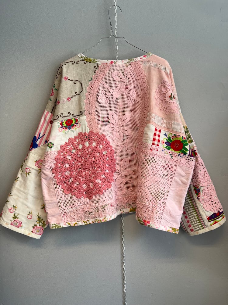 Image of Sunday puzzle jacket pink (xs-xl)