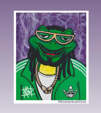 Snoop Froggy Frog 3” matte vinyl sticker