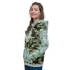 CAMO N'RAFFIA GREEN - METRO COUTURE UNISEX HOODIE COLLECTION