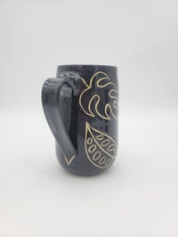 Image 5 of Black Leaf Mug  