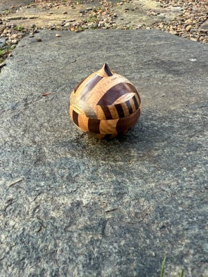 Image of Lidded Hōju in Walnut/White Oak