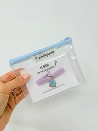 Image 5 of Ensemble Bracelet ENFANT Noël et Pochette transparente pailletée 