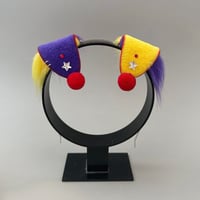 Image 1 of Mini Yellow/Purple Pup Clown