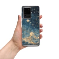 Image 12 of Celestial Night Sky Stars and Clouds Painting Clear Case for Samsung®