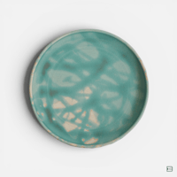 Image 1 of Katsushi Shimabukuro bowl plate coral blue No.370