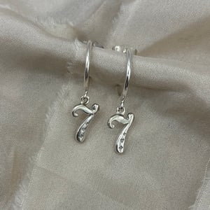 Image of Lucky Charms, Lucky Number 7 Earrings